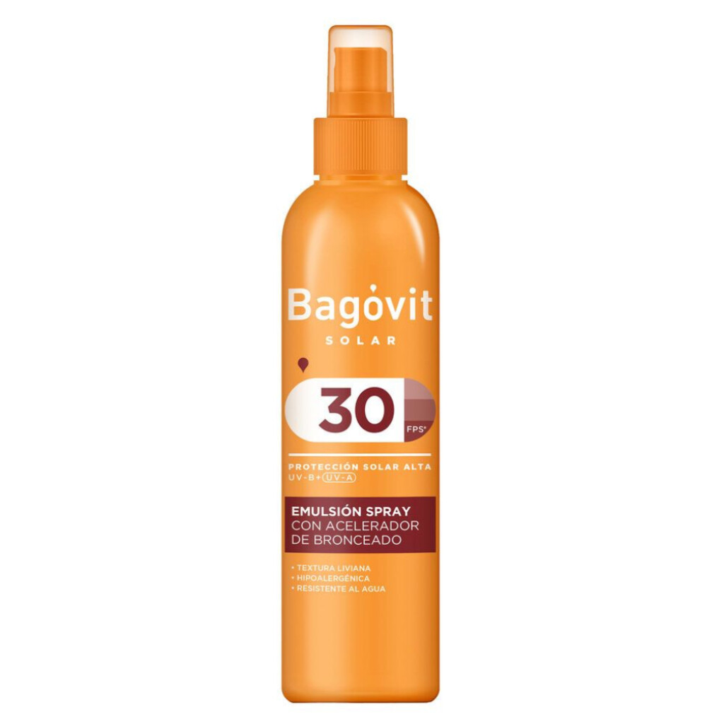 Bagóvit Solar Acelerador de Bronceado FPS30+